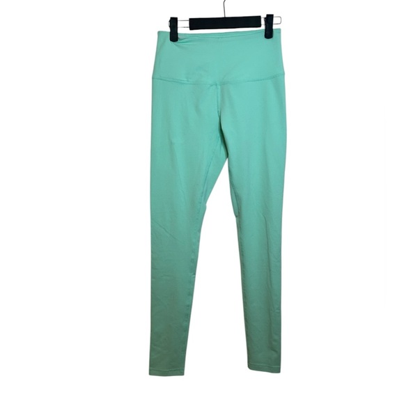 Zella High Waisted Aqua Blue 7/8 Leggings - Picture 1 of 4
